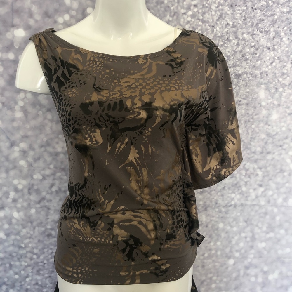NWT Mandee Zebra Print Top S